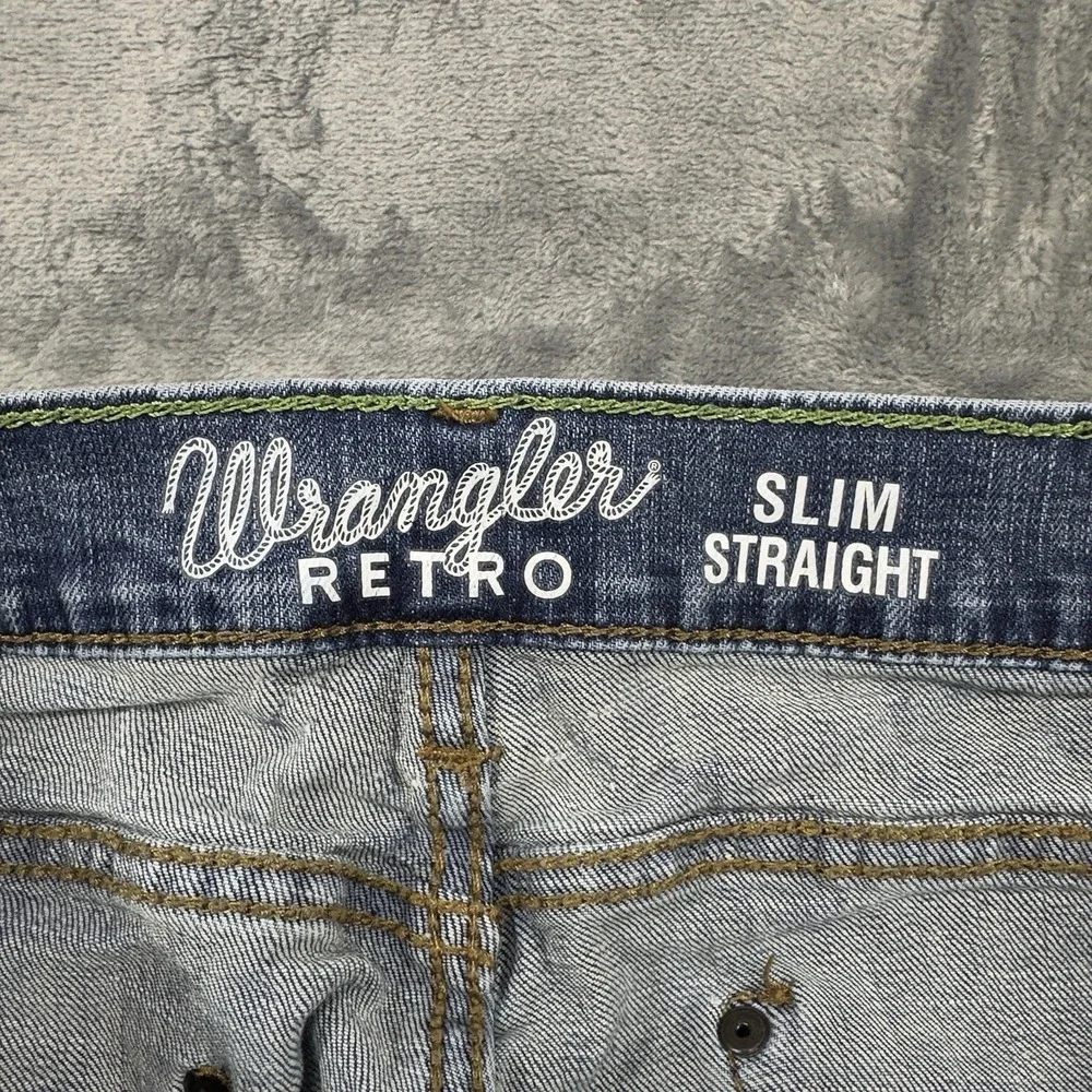 Wrangler Retro‎ Jeans Mens 36x33 (34x31) Slim Boot Cowboy Western Denim Workwear